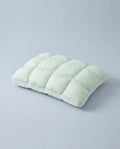 The Tucked In pillow, grass green