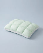 The Tucked In pillow, grass green