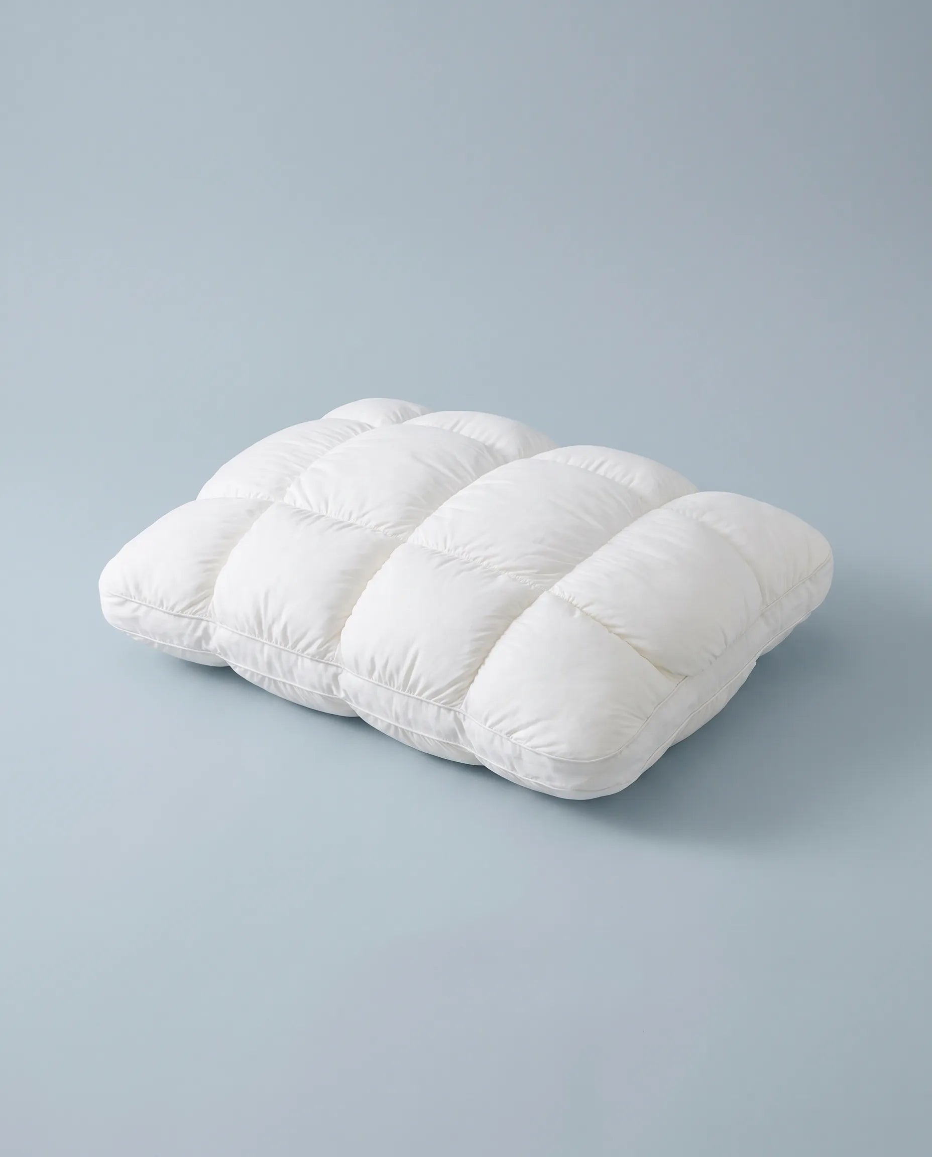 The Tucked In pillow, optical white