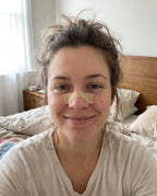 Waking up rested with the nasal strip